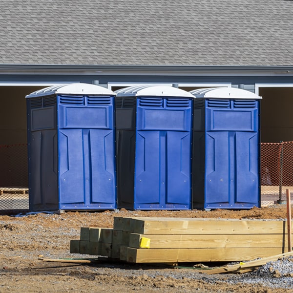 how do you dispose of waste after the portable toilets have been emptied in Souderton